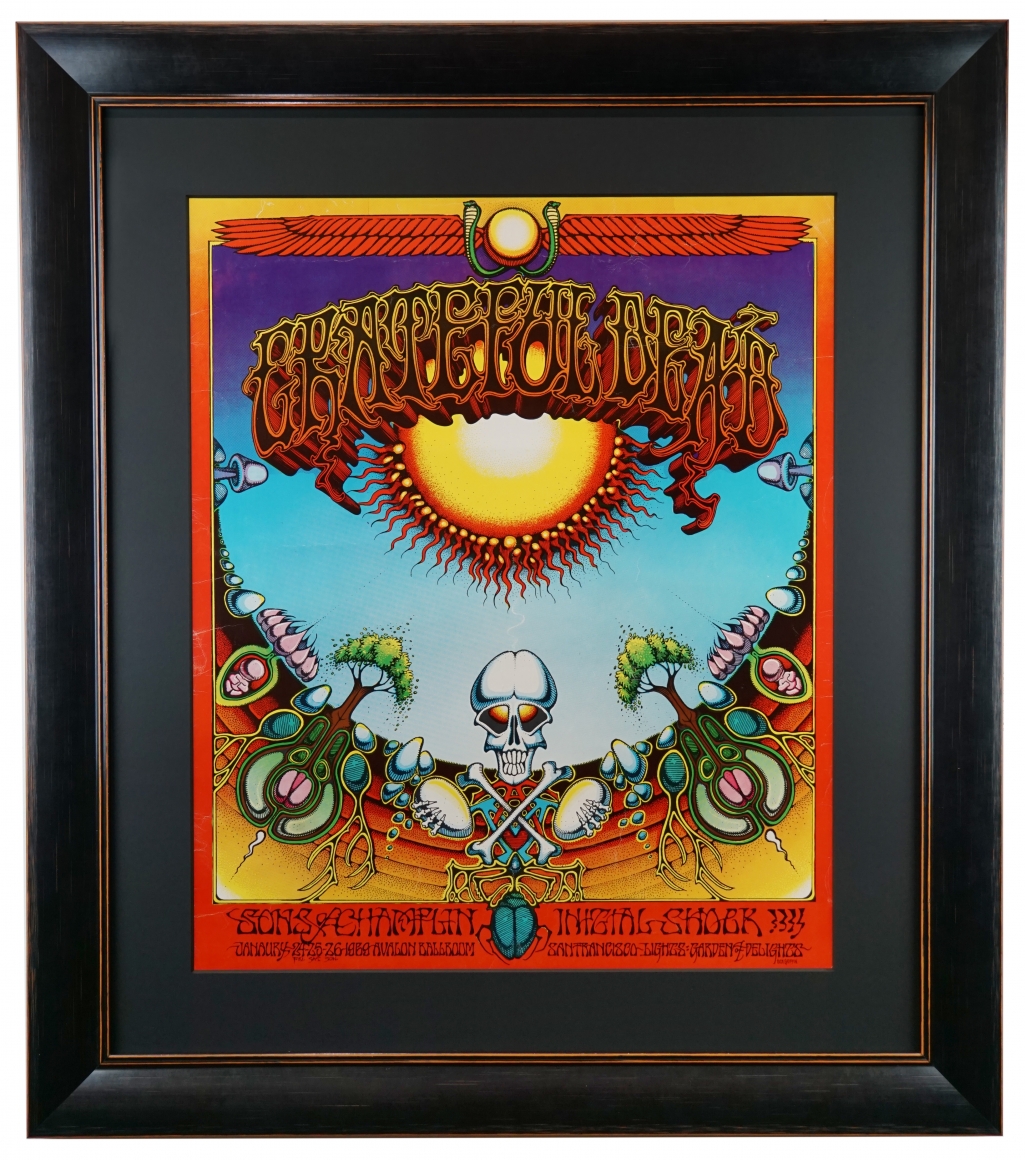 GRATEFUL DEAD METAL LITHOGRAPHED ART SIGN DEAD FAMILY BRAND NEW