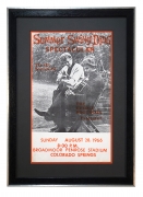 Vintage Everly Brothers 1966 poster, Broadmoor Hotel, CO, Every Brothers Summer Swing Ding Spectacular poster August 28, 1966