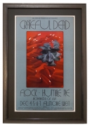 BG-205  Grateful Dead poster same day as Altamont, December 6, 1969. Concert poster by David Singer also with Humble Pie and Flock