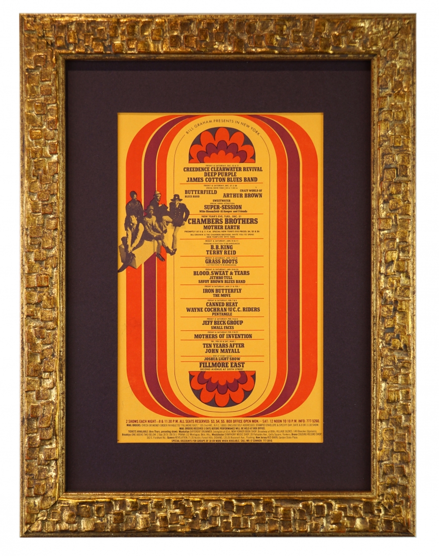 Fillmore East Large Handbill, 1968-1969