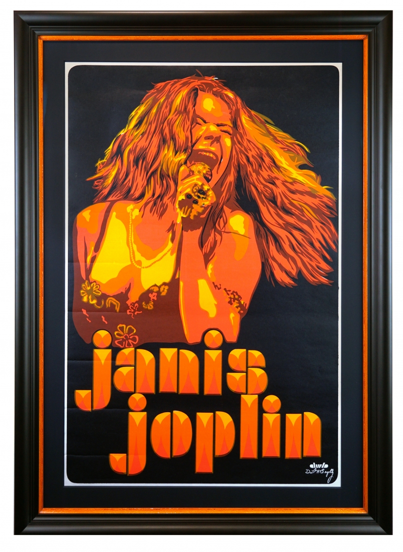 Janis Joplin Blacklight